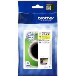 ORIGINALE Brother Cartuccia d'inchiostro giallo LC3233Y LC-3233Y ~1500 Pagine mod.  LC3233Y LC-3233Y EAN 4977766789387