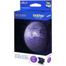 ORIGINALE Brother Cartuccia d'inchiostro magenta LC1220M LC-1220 ~300 Pagine mod.  LC1220M LC-1220 EAN 4977766696371