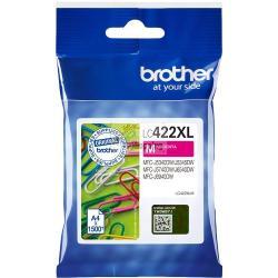 ORIGINALE Brother Cartuccia d'inchiostro magenta LC422XLM LC-422XLM ~1500 Pagine mod.  LC422XLM LC-422XLM EAN 4977766815604
