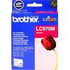 ORIGINALE Brother Cartuccia d'inchiostro magenta LC970M LC-970 ~300 Pagine mod.  LC970M LC-970 EAN 4977766648516