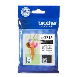 ORIGINALE Brother Cartuccia d'inchiostro nero LC3213BK LC-3213 ~400 Pagine mod.  LC3213BK LC-3213 EAN 4977766762250