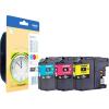 ORIGINALE Brother Multipack ciano / magenta / giallo LC-125XL LC125XLRBWBPDR 3 cartucce d'inchiostro LC125: C+M+Y mod.  LC-125XL LC125XLRBWBPDR EAN 5014047563355