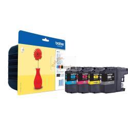 ORIGINALE Brother Multipack nero / ciano / magenta / giallo LC-121 LC121VALBPDR ~300 Pagine 4 cartucce di inchiostro LC121: BK+C+M+Y mod.  LC-121 LC121VALBPDR EAN 5014047566240