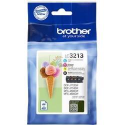 ORIGINALE Brother Multipack nero / ciano / magenta / giallo LC-3213 LC3213VALDR mod.  LC-3213 LC3213VALDR EAN 4977766780179