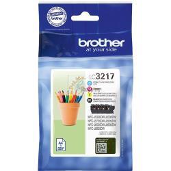 ORIGINALE Brother Multipack nero / ciano / magenta / giallo LC-3217 LC3217VALDR mod.  LC-3217 LC3217VALDR EAN 4977766779159