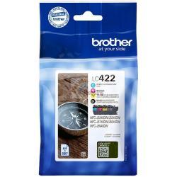 ORIGINALE Brother Multipack nero / ciano / magenta / giallo LC-422 LC422VAL ~2200 Pagine mod.  LC-422 LC422VAL EAN 4977766816793