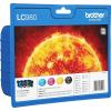 ORIGINALE Brother Multipack nero / ciano / magenta / giallo LC-980 LC980VALBPDR LC-980 BK/C/M/Y mod.  LC-980 LC980VALBPDR EAN 5014047561030