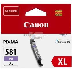 ORIGINALE Canon Cartuccia d'inchiostro Blu CLI-581pb XL 2053C001 ~4710 Pagine 8,3ml mod.  CLI-581pb XL 2053C001 EAN 4549292087055