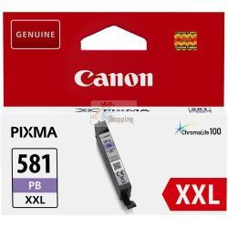 ORIGINALE Canon Cartuccia d'inchiostro Blu CLI-581pb XXL 1999C001 ~9140 Pagine 11,7ml mod.  CLI-581pb XXL 1999C001 EAN 4549292086966