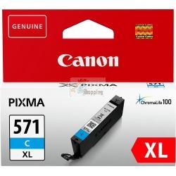 ORIGINALE Canon Cartuccia d'inchiostro ciano CLI-571c XL 0332C001 ~375 Pagine 11ml XL mod.  CLI-571c XL 0332C001 EAN 4549292032857