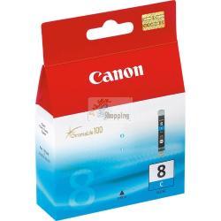ORIGINALE Canon Cartuccia d'inchiostro ciano CLI-8c 0621B001 ~790 Pagine 13ml mod.  CLI-8c 0621B001 EAN 4960999272672