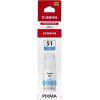 ORIGINALE Canon Cartuccia d'inchiostro ciano GI-51C 4546C001 ~7000 Pagine 70ml mod.  GI-51C 4546C001 EAN 4549292169829