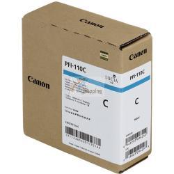 ORIGINALE Canon Cartuccia d'inchiostro ciano PFI-110c 2365C001 160ml mod.  PFI-110c 2365C001 EAN 4549292098242