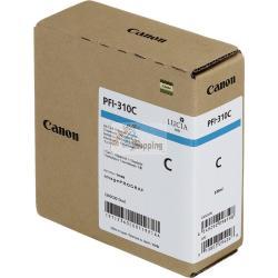 ORIGINALE Canon Cartuccia d'inchiostro ciano PFI-310c 2360C001 330ml mod.  PFI-310c 2360C001 EAN 4549292098198
