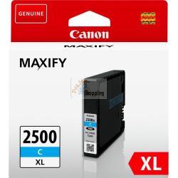 ORIGINALE Canon Cartuccia d'inchiostro ciano PGI-2500c XL 9265B001 ~1755 Pagine 19,3ml mod.  PGI-2500c XL 9265B001 EAN 4549292004915