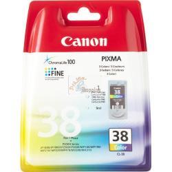 ORIGINALE Canon Cartuccia d'inchiostro differenti colori CL-38 2146B001 ~205 Pagine 9ml mod.  CL-38 2146B001 EAN 4960999454054