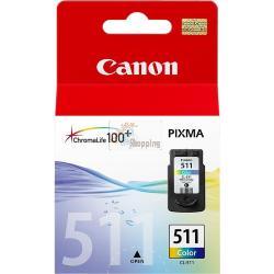 ORIGINALE Canon Cartuccia d'inchiostro differenti colori CL-511 2972B001 ~244 Pagine 9ml mod.  CL-511 2972B001 EAN 4960999617039