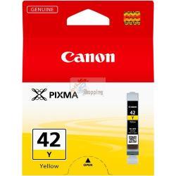ORIGINALE Canon Cartuccia d'inchiostro giallo CLI-42y 6387B001 ~284 Pagine 13ml mod.  CLI-42y 6387B001 EAN 4960999901794