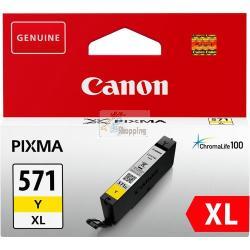 ORIGINALE Canon Cartuccia d'inchiostro giallo CLI-571y XL 0334C001 ~336 Pagine 11ml XL mod.  CLI-571y XL 0334C001 EAN 4549292032888