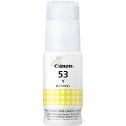 ORIGINALE Canon Cartuccia d'inchiostro giallo GI-53y 4690C001 ~8000 Pagine 60ml Serbatoio d'inchiostro GI-53Y Giallo mod.  GI-53y 4690C001 EAN 4549292178913