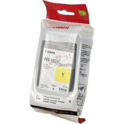 ORIGINALE Canon Cartuccia d'inchiostro giallo PFI-106y 6624B001 130ml mod.  PFI-106y 6624B001 EAN 4960999909530