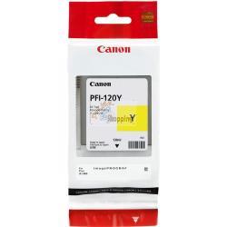 ORIGINALE Canon Cartuccia d'inchiostro giallo PFI-120y 2888C001 130ml mod.  PFI-120y 2888C001 EAN 4549292112375