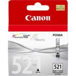 ORIGINALE Canon Cartuccia d'inchiostro Grigio CLI-521gy 2937B001 ~500 Pagine 9ml mod.  CLI-521gy 2937B001 EAN 4960999577555