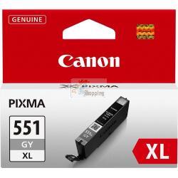 ORIGINALE Canon Cartuccia d'inchiostro Grigio CLI-551GY XL 6447B001 ~275 Pagine 11ml Cartuccie d´inchiostro mod.  CLI-551GY XL 6447B001 EAN 8714574584263