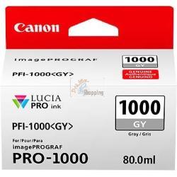 ORIGINALE Canon Cartuccia d'inchiostro Grigio PFI-1000gy 0552C001 ~1465 Pagine 80ml mod.  PFI-1000gy 0552C001 EAN 4549292046526