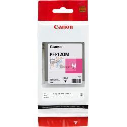 ORIGINALE Canon Cartuccia d'inchiostro magenta PFI-120m 2887C001 130ml mod.  PFI-120m 2887C001 EAN 4549292112351