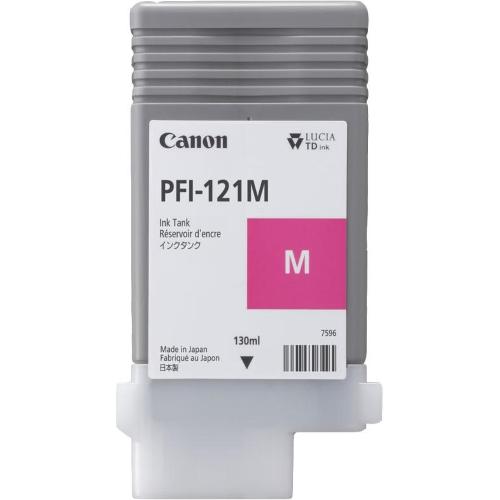 ORIGINALE Canon Cartuccia d'inchiostro magenta PFI-121m 6267C001 130ml mod.  PFI-121m 6267C001 EAN 4549292222128