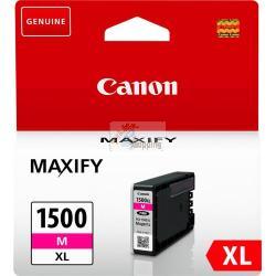 ORIGINALE Canon Cartuccia d'inchiostro magenta PGI-1500m XL 9194B001 ~780 Pagine 12ml mod.  PGI-1500m XL 9194B001 EAN 4549292003901
