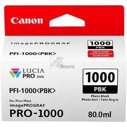 ORIGINALE Canon Cartuccia d'inchiostro Nero (Foto) PFI-1000pbk 0546C001 ~2205 Pagine 80ml mod.  PFI-1000pbk 0546C001 EAN 4549292046342
