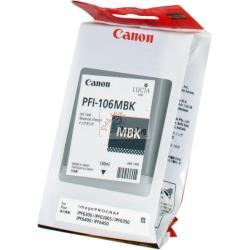 ORIGINALE Canon Cartuccia d'inchiostro Nero (opaco) PFI-106mbk 6620B001 130ml mod.  PFI-106mbk 6620B001 EAN 4960999909493