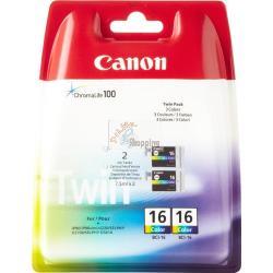 ORIGINALE Canon Multipack differenti colori BCI-16cl 9818A002 ~199 Pagine Nastro Trasferimento Termico mod.  BCI-16cl 9818A002 EAN 4960999243641