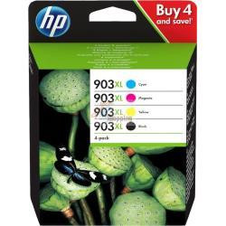 ORIGINALE HP Multipack nero / ciano / magenta / giallo 3HZ51AE MCVP 01 903 XL mod.  3HZ51AE MCVP 01 903 XL EAN 2200000047458