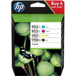 ORIGINALE HP Multipack nero / ciano / magenta / giallo 3HZ52AE MCVP 01 953 XL mod.  3HZ52AE MCVP 01 953 XL EAN 2200000048004