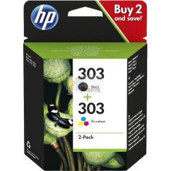 ORIGINALE HP Multipack nero / differenti colori 3YM92AE 303 mod.  3YM92AE 303 EAN 192545863988