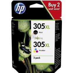 ORIGINALE HP Multipack nero / differenti colori 6ZA94AE MCVP 305 XL mod.  6ZA94AE MCVP 305 XL EAN 2200000047168
