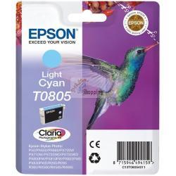 ORIGINALE Epson Cartuccia d'inchiostro ciano (chiaro) C13T08054011 T0805 ~350 Pagine 7,4ml mod.  C13T08054011 T0805 EAN 8715946494159