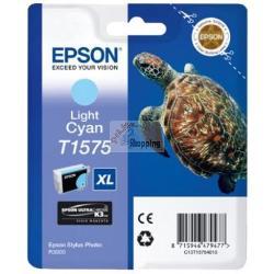 ORIGINALE Epson Cartuccia d'inchiostro ciano (chiaro) C13T15754010 T1575 XL ~2300 Pagine 25,9ml mod.  C13T15754010 T1575 XL EAN 8715946479477