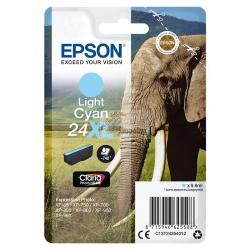 ORIGINALE Epson Cartuccia d'inchiostro ciano (chiaro) C13T24354012 24 XL ~740 Pagine 9,8ml XL mod.  C13T24354012 24 XL EAN 8715946519326