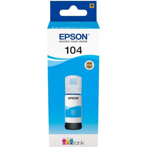 ORIGINALE Epson Cartuccia d'inchiostro ciano C13T00P240 104 ~7500 Pagine 65ml mod.  C13T00P240 104 EAN 8715946655819