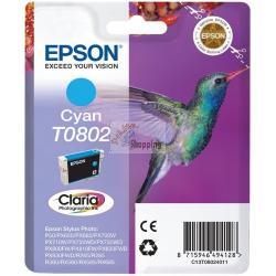 ORIGINALE Epson Cartuccia d'inchiostro ciano C13T08024011 T0802 ~935 Pagine 7,4ml mod.  C13T08024011 T0802 EAN 8715946494128