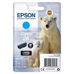 ORIGINALE Epson Cartuccia d'inchiostro ciano C13T26124012 26 ~300 Pagine 4,5ml standard mod.  C13T26124012 26 EAN 8715946518947