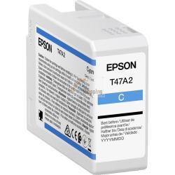 ORIGINALE Epson Cartuccia d'inchiostro ciano C13T47A200 T47A2 50ml mod.  C13T47A200 T47A2 EAN 8715946680910