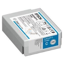 ORIGINALE Epson Cartuccia d'inchiostro ciano C13T52M240 SJIC42P-C 50ml mod.  C13T52M240 SJIC42P-C EAN 8715946702827