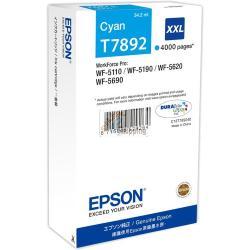 ORIGINALE Epson Cartuccia d'inchiostro ciano C13T789240 T7892 XXL ~4000 Pagine 34,2ml XXL mod.  C13T789240 T7892 XXL EAN 8715946529264