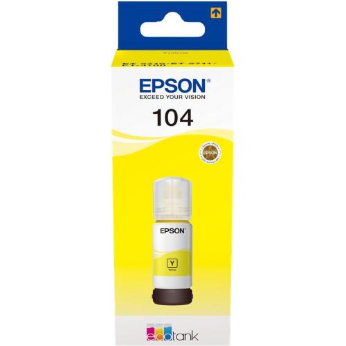 ORIGINALE Epson Cartuccia d'inchiostro giallo C13T00P440 104 ~7500 Pagine 65ml mod.  C13T00P440 104 EAN 8715946655833