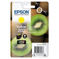 ORIGINALE Epson Cartuccia d'inchiostro giallo C13T02F44010 202 ~300 Pagine 4,1ml mod.  C13T02F44010 202 EAN 8715946646268